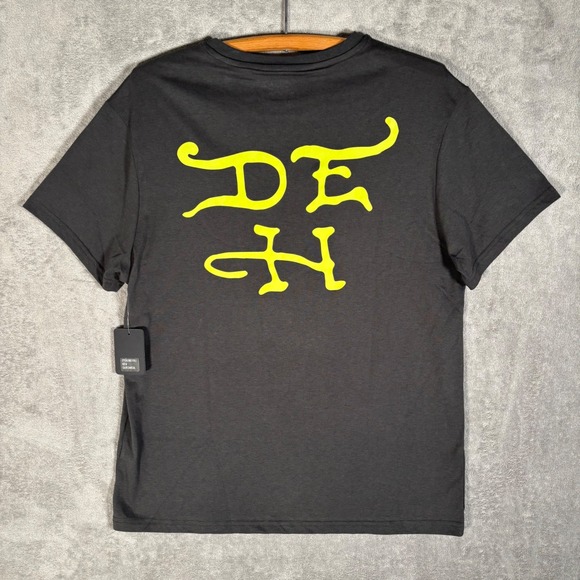 NWT Ed Hardy Death Before Dishonor Eagle Tattoo Graphic T Shirt Mens M Charcoal - Picture 2 of 10